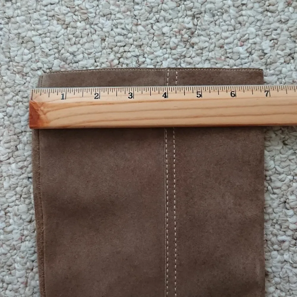 Jil Sander light brown Suede Knee high boots size 6.5